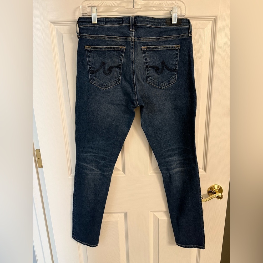 AG Adriano Goldschmied Dark Blue Legging Ankle - Picture 2 of 8